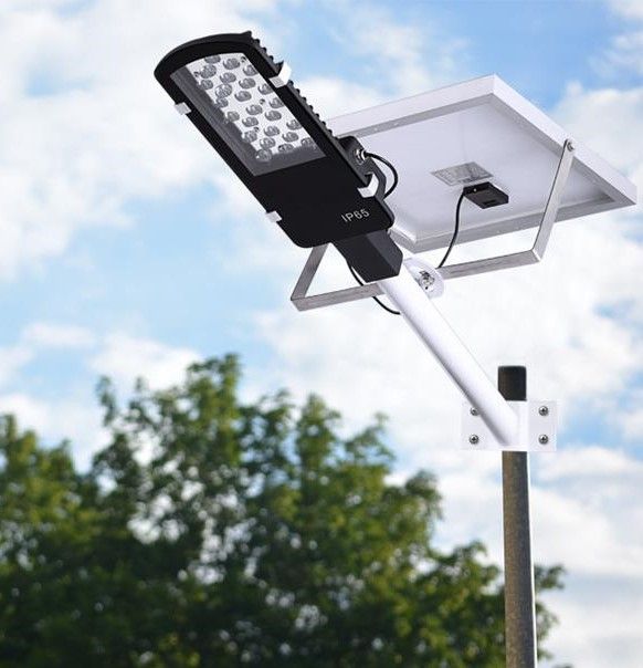 Ηλιακό Αδιάβροχο Φωτιστικό με 30 LED SMD Εξωτερικού Χώρου με Αισθητήρα Φωτός
