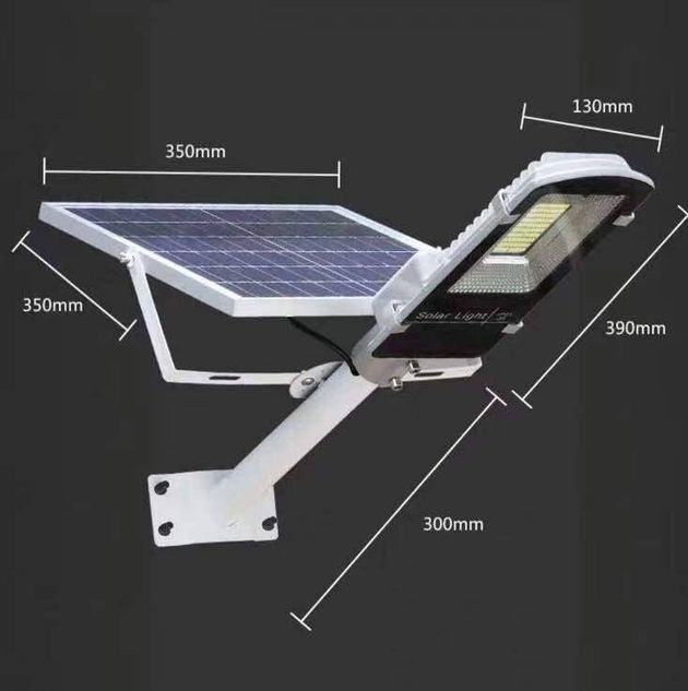 Ηλιακός Αδιάβροχος Προβολέας Δρόμου 50W - Σύστημα Φωτισμού Εξωτερικού Χώρου με 100 LED Ηλιακός Αδιάβροχος Προβολέας Δρόμου 50W - Σύστημα Φωτισμού Εξωτερικού Χώρου με 100 LED