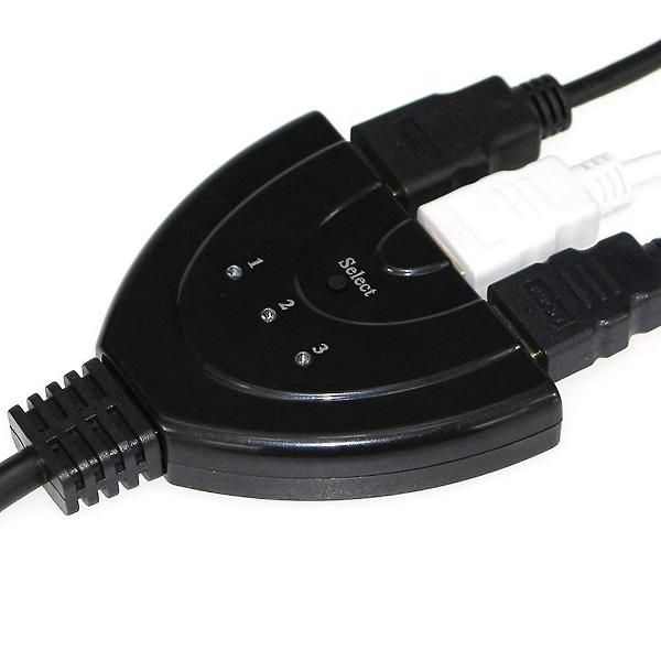 Μετατροπέας 3 σε 1 HDMI 4K HDR Switch με Κουμπί Επιλογής Output της Andowl