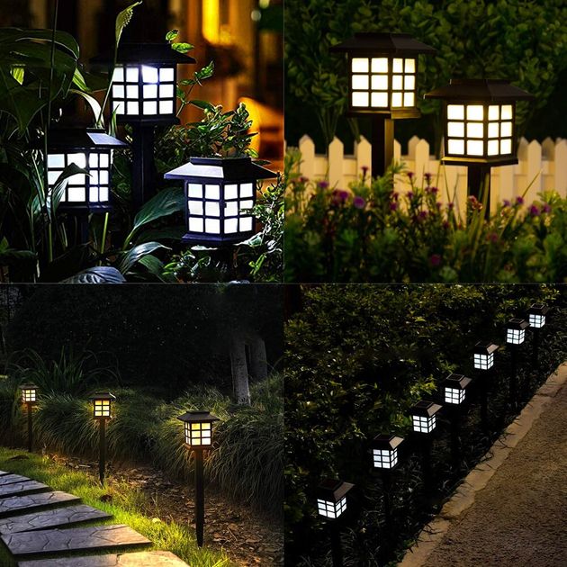 Σετ 4 Ηλιακά Φωτιστικά Κήπου Καρφωτά LED Solar Garden Light OEM Σετ 4 Ηλιακά Φωτιστικά Κήπου Καρφωτά LED Solar Garden Light OEM