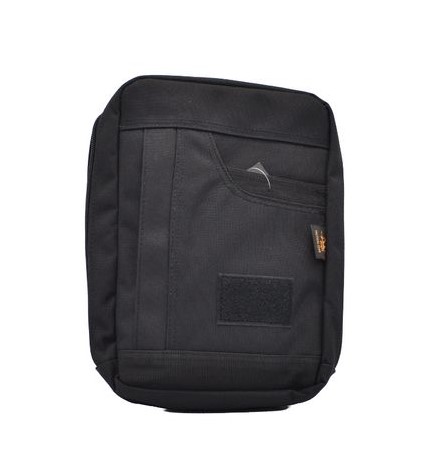 Τσαντάκι Μεταφοράς Όπλου με Θήκες για 3 Γεμιστήρες Heavy Duty Gun Pouch Bag Αδιάβροχο, Μαύρο