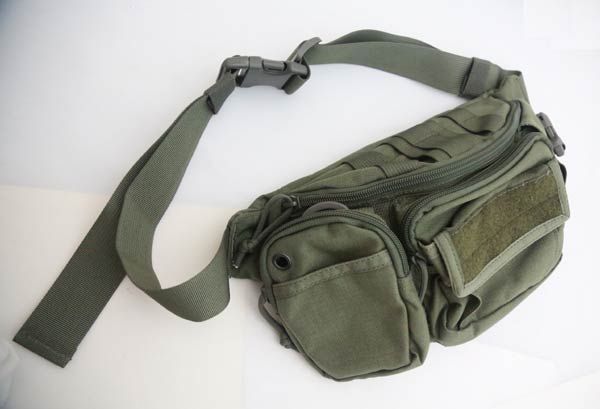 Τσαντάκι Ώμου - Μέσης με 4+1 Θηκάρια Ranger Patrol Μαύρο