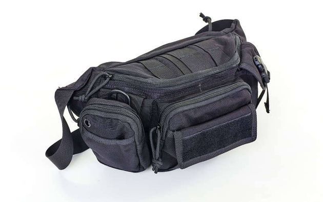 Τσαντάκι Ώμου - Μέσης με 4+1 Θηκάρια Ranger Patrol Μαύρο