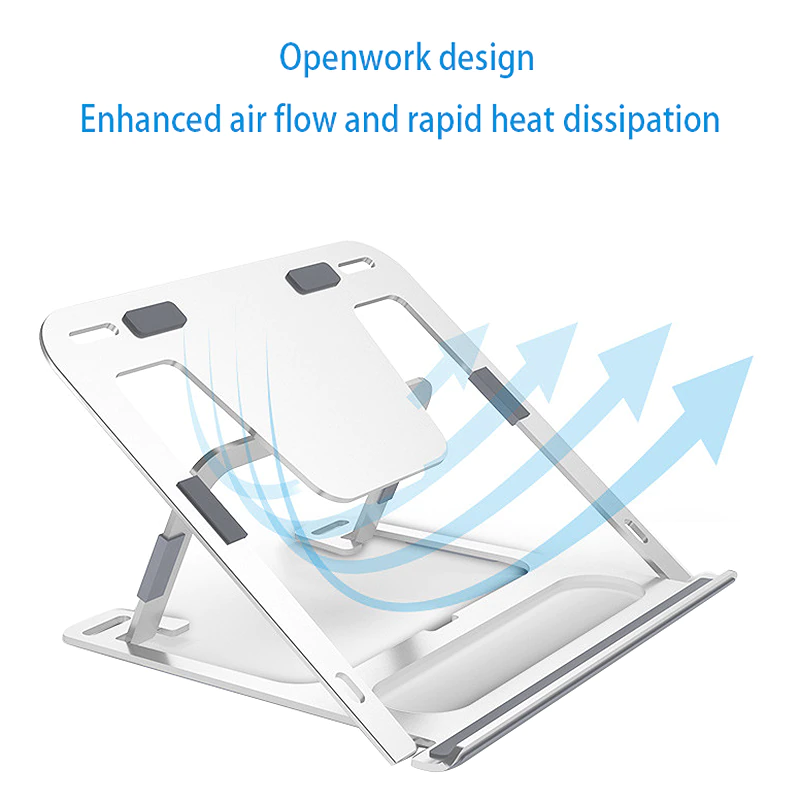 Μεταλλική Βάση Λάπτοπ - Stand Στήριξης Tablet & Φορητού Υπολογιστή με Θήκη Μεταφοράς - Metallic Cooling Pad for Laptop