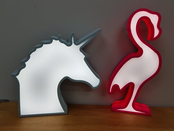 Πίνακας Μηνυμάτων Φλαμίνγκο LED - Flamingo Lightbox LED Πίνακας Μηνυμάτων Φλαμίνγκο LED - Flamingo Lightbox LED