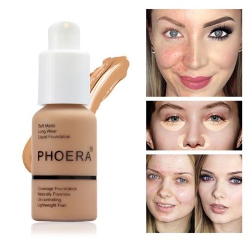 Μεηκ-απ Υγρή Βάση Προσώπου - Σώματος για Τέλεια Κάλυψη - Phoera Matte Liguid Foundation Full Coverage Make-Up