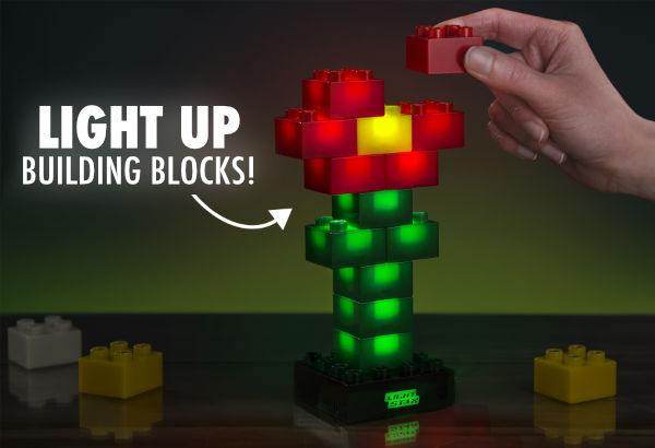 Light Stax Bricks - Τουβλάκια με LED Φωτισμό για Απίστευτες Κατασκευές με USB