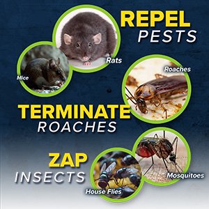 Ηλεκτρικό Απωθητικό Εντόμων και Τρωκτικών με Υπερηχητικά Κύματα - Atomic Zapper 