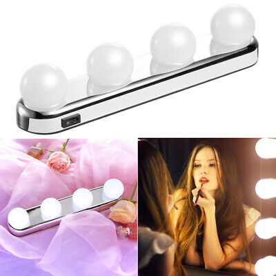 Φορητό Φωτιστικό Μπάρα με 4 LED για Καθρέπτη Μακιγιάζ Τουαλέτας με Βεντούζες - Studio Glow Makeup Light