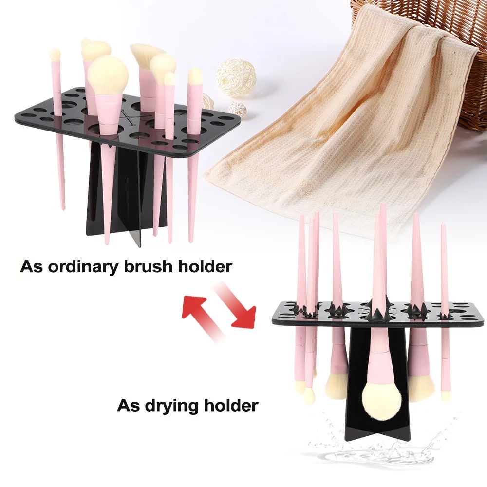 Βάση Στήριξης - Στέγνωμα Πινέλων με 26 Θέσεις - Makeup Brush Drying/Storage Rack