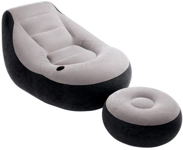 Πολυθρόνα Φουσκωτή με Υποπόδιο - Inflatable Air Sofa Intime 