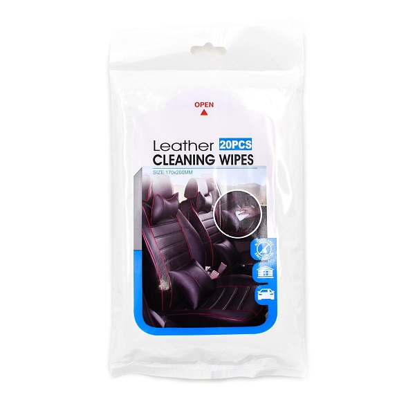 Πανάκια Καθαρισμού Δέρματος Αυτοκινήτου - Cleaning Wipes 20pc