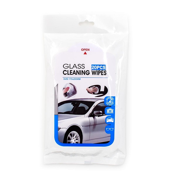 Πανάκια Καθαρισμού Τζαμιών Αυτοκινήτου - Cleaning Wipes 20pc