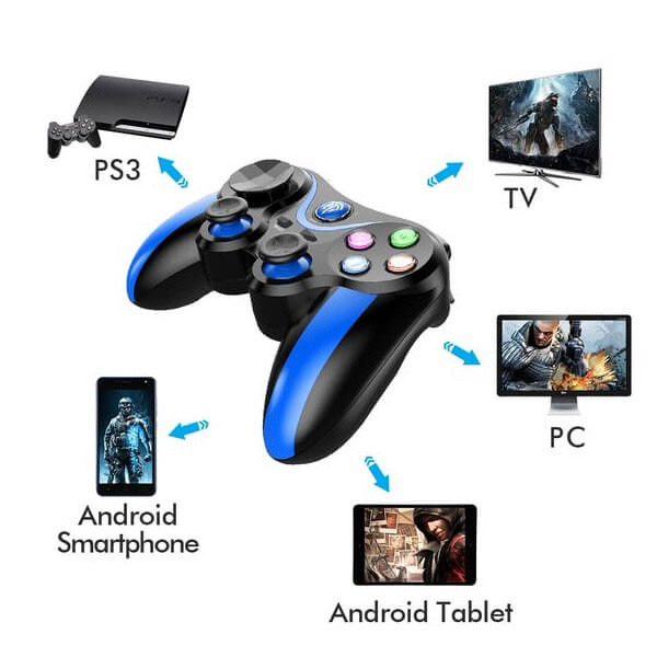 Ασύρματο Χειριστήριο Bluetooth Τηλεκοντρόλ Gamepad Κινητού iOs & Android - Shooting Games Wireless Controller