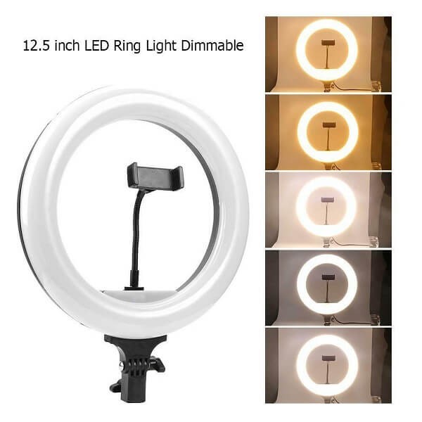 Επαγγελματικό Φωτογραφικό Φωτιστικό με Τηλεκοντρόλ 32cm Ring Lamp Light LED