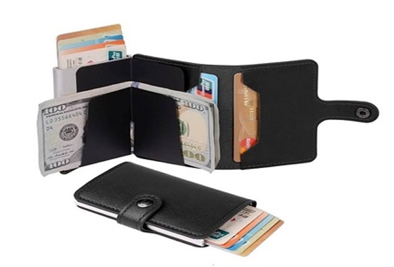 Πορτοφόλι Με Προστασία Υποκλοπής RFID & Μηχανισμό - Anti-thief Wallet 