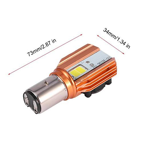 Compact Λαμπτήρας - Λάμπα Μοτοσυκλέτας H6 1800LM LED 6500K 35W & Ενσωματωμένο Ανεμιστήρα