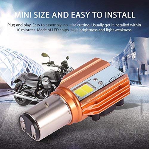 Compact Λαμπτήρας - Λάμπα Μοτοσυκλέτας H6 1800LM LED 6500K 35W & Ενσωματωμένο Ανεμιστήρα