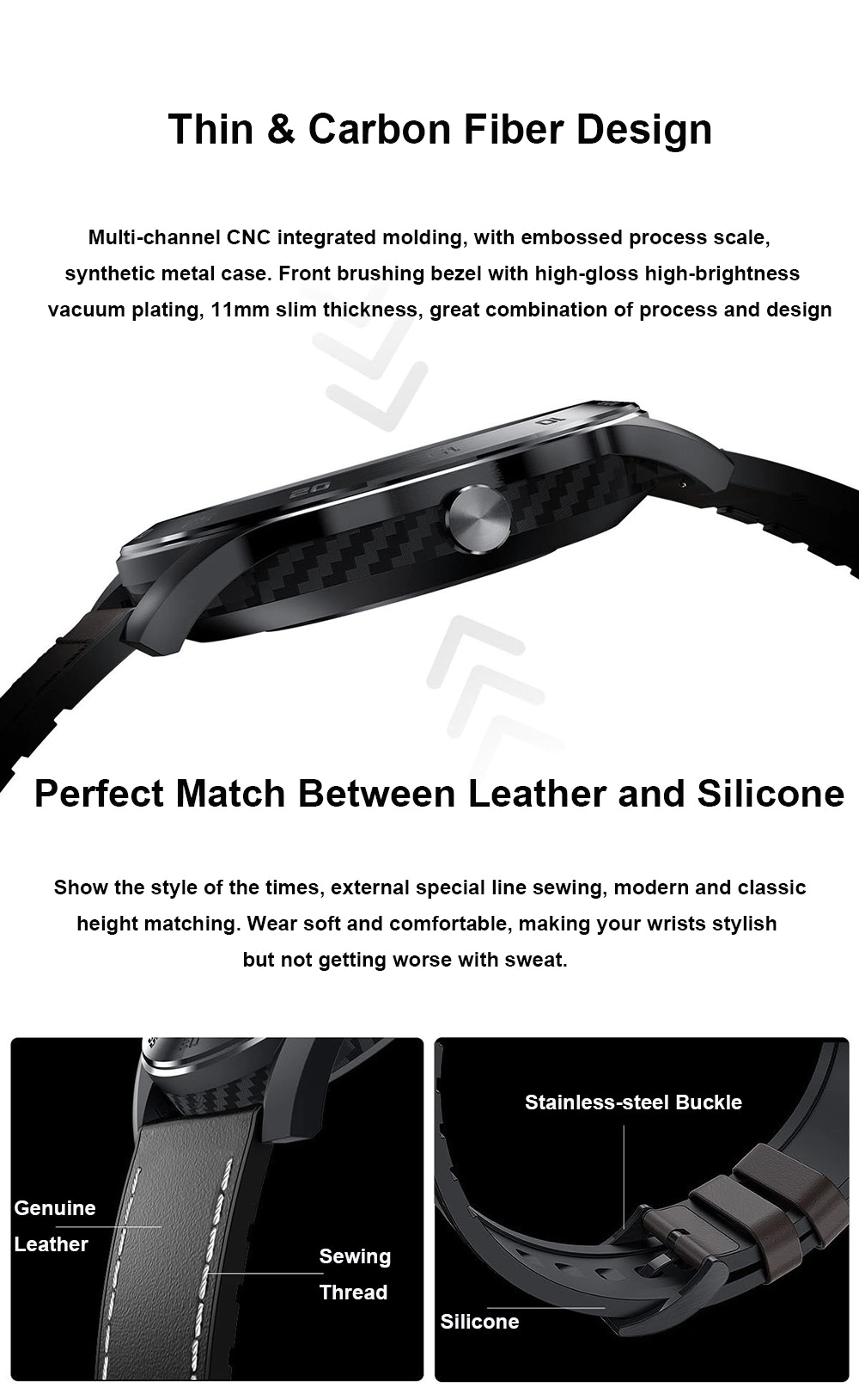 Αδιάβροχο Ρολόι με Παρακολούθηση Υγείας - SmartWatch Bluetooth Fitness Tracker