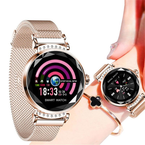 Αδιάβροχο Γυναικείο Bluetooth Ρολόι Smart Watch με Ειδοποίηση Εφαρμογών, Θερμιδομετρητή, Μετρητή Πίεσης, Παλμών & Ποιότητας Ύπνου 