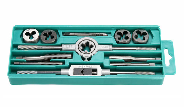 12 Εργαλεία Σπειρώματος Tap and Die Set