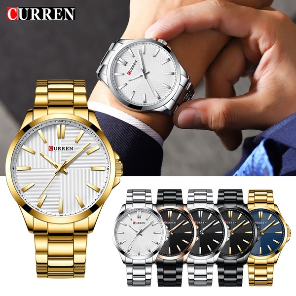 Αδιάβροχο Ανδρικό Ρολόι Curren Black - Men Waterproof Quartz Watch