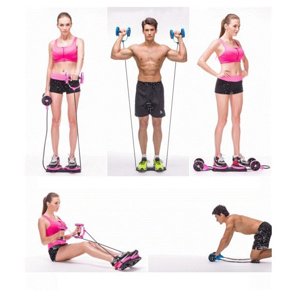 Όργανο Έλξεων με Λάστιχα - Multifunction Abdominal Wheel