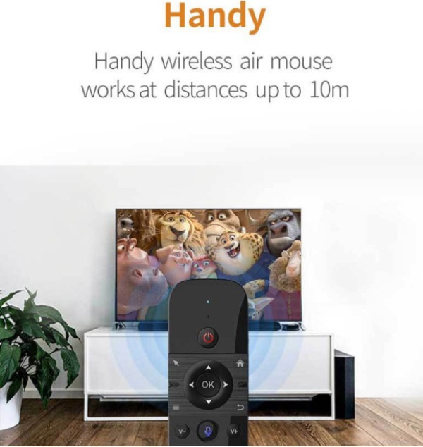 Ασύρματο Επαναφορτιζόμενο Τηλεχειριστήριο - Ποντίκι Πληκτρολόγιο - Air Mouse ANDOWL Ασύρματο Επαναφορτιζόμενο Τηλεχειριστήριο - Ποντίκι Πληκτρολόγιο - Air Mouse ANDOWL