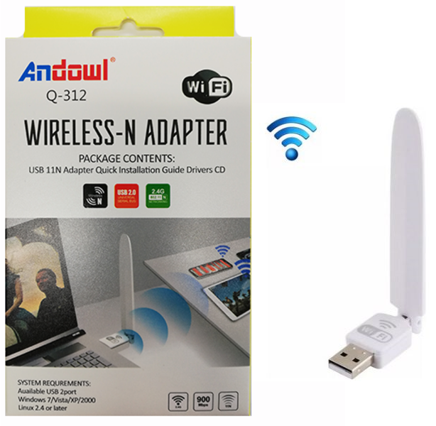 USB Ασύρματο -N Adapter ANDOWL