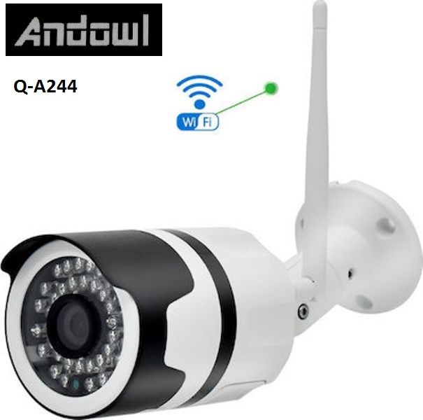 Ασύρματη Κάμερα Παρακολούθησης με Ανιχνευτή Κίνησης IP Full HD 5.0MP Wifi ANDOWL