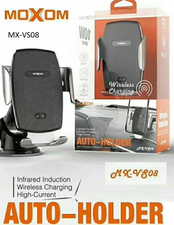 Βάση Κινητού και Ασύρματος Γρήγορος Φορτιστή Αυτοκινήτου 2 σε 1 10W MOXOM Βάση Κινητού και Ασύρματος Γρήγορος Φορτιστή Αυτοκινήτου 2 σε 1 10W MOXOM