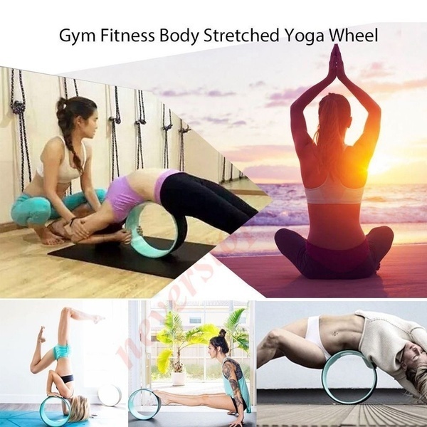 Κύλινδρος Pilates - Yoga Wheel με Ανάγλυφη Επιφάνεια