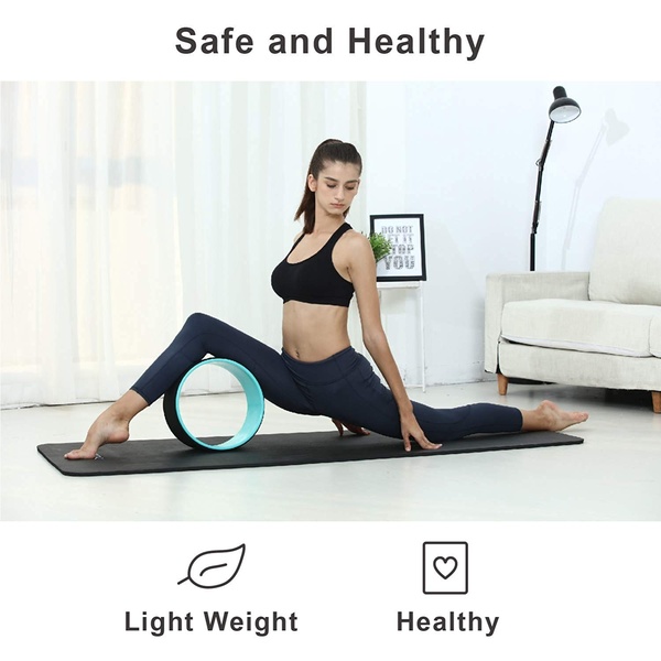 Κύλινδρος Pilates - Yoga Wheel με Ανάγλυφη Επιφάνεια
