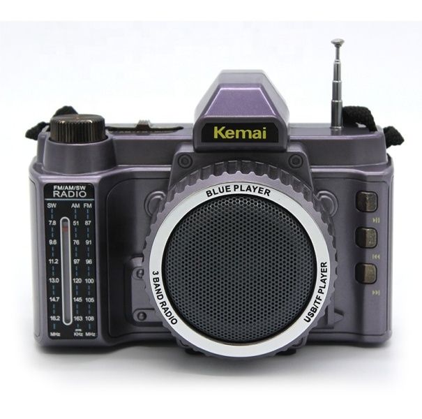 Επαναφορτιζόμενο Ραδιόφωνο σε σχήμα Φωτογραφικής Μηχανής με Bluetooth και USB Επαναφορτιζόμενο Ραδιόφωνο σε σχήμα Φωτογραφικής Μηχανής με Bluetooth και USB