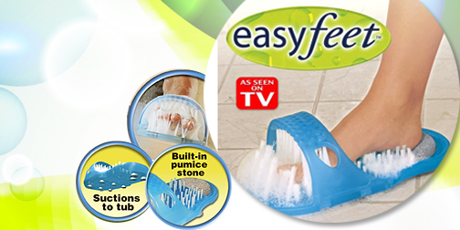 Παντόφλα Καθαρισμού Ποδιών και Μασάζ - Easy Feet