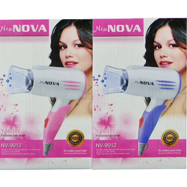Πιστολάκι Μαλλιών - Σεσουάρ Ταξιδίου 1400W Nova Hair Dryer NV-9012