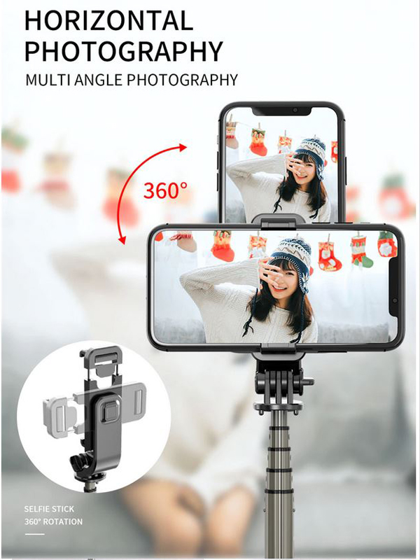 Ασύρματο Bluetooth Πτυσσόμενο Μπαστούνι Κινητού 76cm & Τρίποδο για Selfie Φωτογραφίες με Αποσπώμενο Χειριστήριο - Wirelless Tripod Selfie Stick Gimbal Stabilizer Q08 Ασύρματο Bluetooth Πτυσσόμενο Μπαστούνι Κινητού 76cm & Τρίποδο για Selfie Φωτογραφίες με Αποσπώμενο Χειριστήριο - Wirelless Tripod Selfie Stick Gimbal Stabilizer Q08