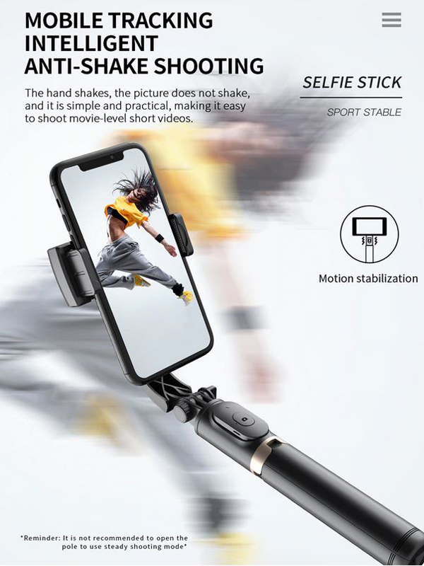 Ασύρματο Bluetooth Πτυσσόμενο Μπαστούνι Κινητού 76cm & Τρίποδο για Selfie Φωτογραφίες με Αποσπώμενο Χειριστήριο - Wirelless Tripod Selfie Stick Gimbal Stabilizer Q08 Ασύρματο Bluetooth Πτυσσόμενο Μπαστούνι Κινητού 76cm & Τρίποδο για Selfie Φωτογραφίες με Αποσπώμενο Χειριστήριο - Wirelless Tripod Selfie Stick Gimbal Stabilizer Q08