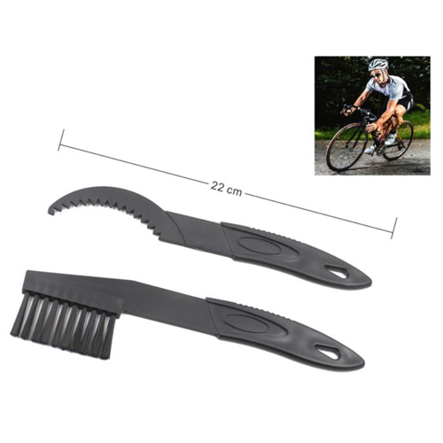 Βουρτσάκια Καθαρισμού Αλυσίδας Ποδηλάτου Σετ 2 Τεμαχίων 24386