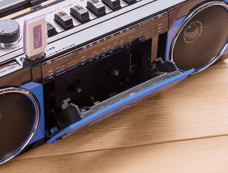 Φορητό Ραδιοκασετόφωνο - Μαγνητόφωνο USB/SD Mp3 Player, Ρεύματος - Μπαταρίας CmiK MK-132BT Cassette Player