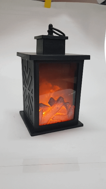 Εντυπωσιακό Φανάρι Flame Wood με Εφέ Τζακιού Εντυπωσιακό Φανάρι Flame Wood με Εφέ Τζακιού