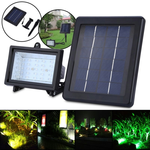 Αδιάβροχος Ηλιακός Προβολέας 54 Led 10W με Φωτοβολταϊκό Πάνελ, Solar Lighting System TG001