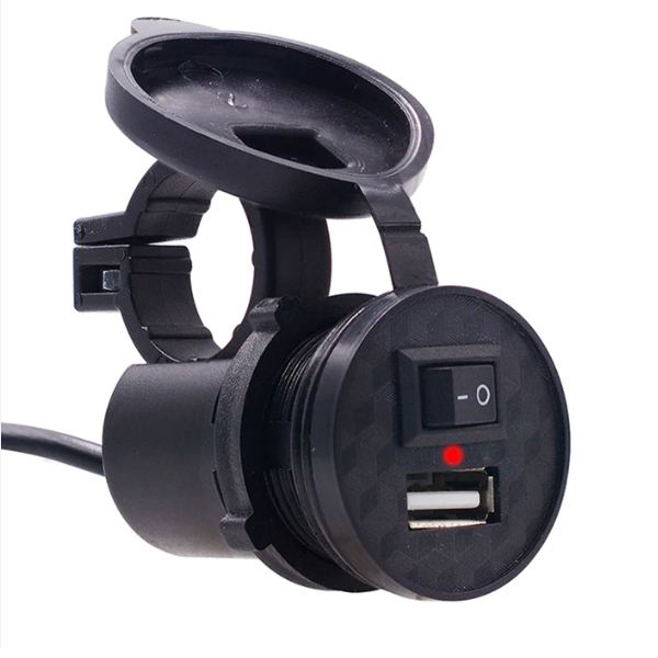 Αδιάβροχη Πρίζα Φόρτισης USB για Μοτοσυκλέτα ANDOWL