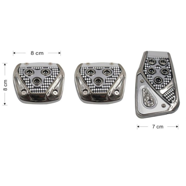 Αντιολισθητικά Πεντάλ Αυτοκινήτου - 3τμχ - Non Slip Car Pedal-TPSTER-21117