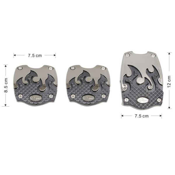 Αντιολισθητικά Πεντάλ Αυτοκινήτου - 3τμχ - Non Slip Car Pedal-TPSTER-21119