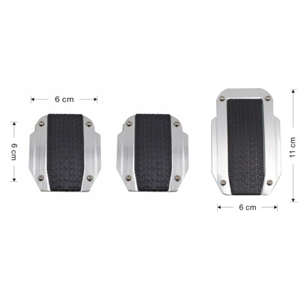 Αντιολισθητικά Πεντάλ Αυτοκινήτου - 3τμχ - Non Slip Car Pedal-TPSTER-21121
