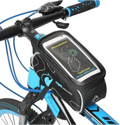 Αδιάβροχη Θήκη - Μίνι Μπαγκαζιέρα Ποδηλάτου Για Όλα Τα Κινητά Μεγέθους Οθόνης Εως 6.0