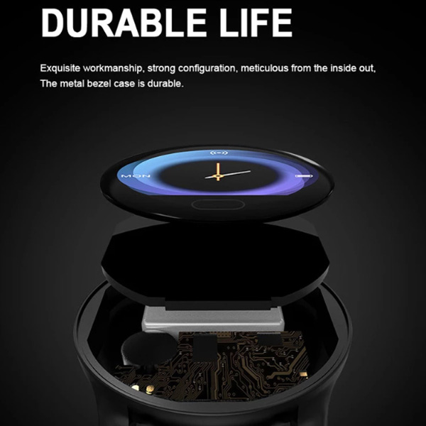 Αδιάβροχο Αθλητικό Ρολόι Αφής Παρακολούθηση Υγείας - SmartWatch Bluetooth Fitness Tracker Andowl Q-A118 K9