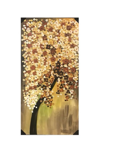Πίνακας Ζωγραφικής Ανθισμένο Δέντρο 120x70 cm Πίνακας Ζωγραφικής Ανθισμένο Δέντρο 120x70 cm