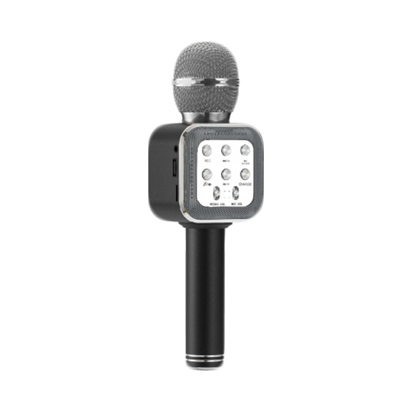 Ασύρματο Bluetooth Mικρόφωνο KARAOKE Hχείο Mp3 Player WSTER WS-1818 Μαύρο